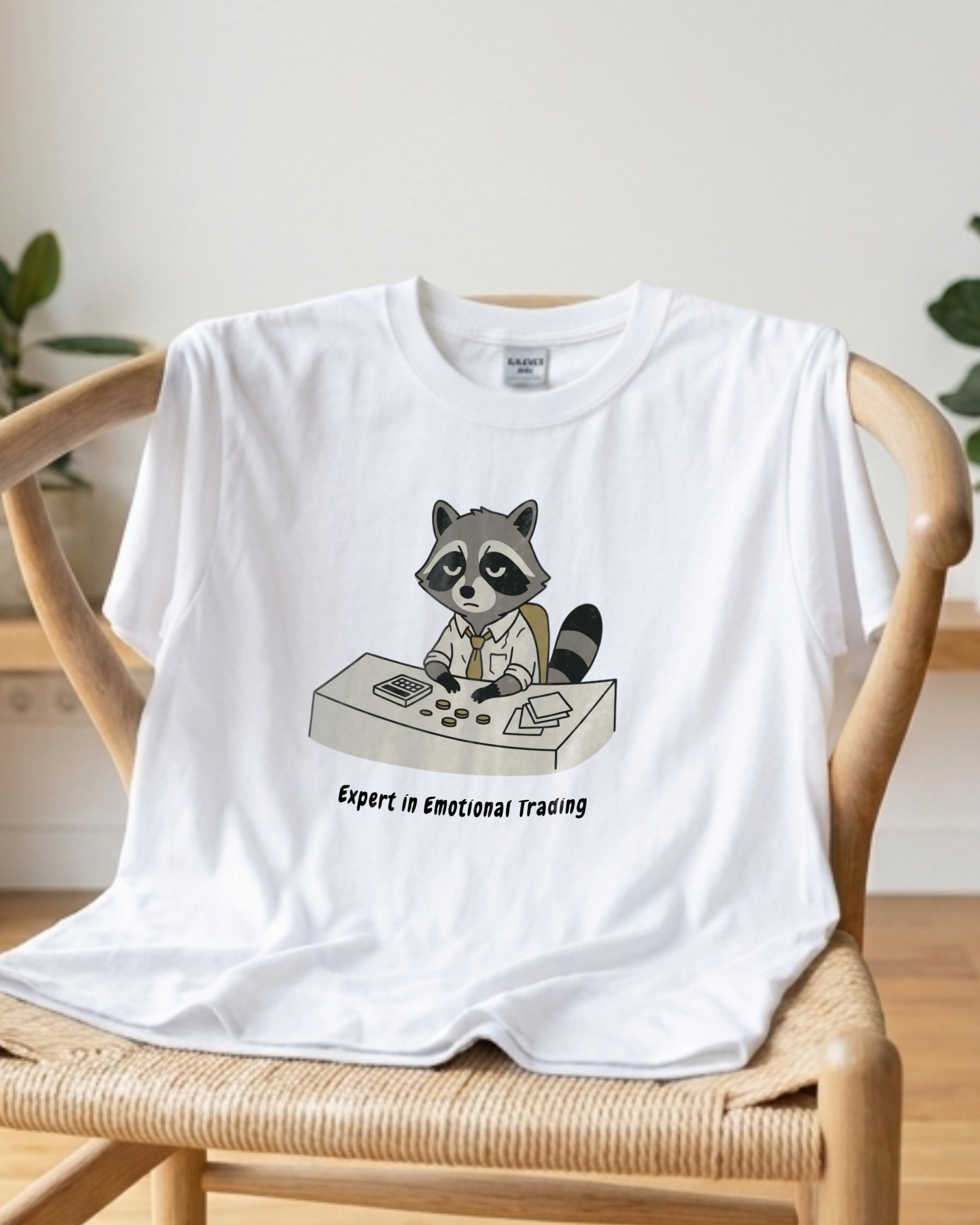 Raccoon Therapist Tee — "Expert in Emotional Triage" Cute Mental Health Shirt - Image 2