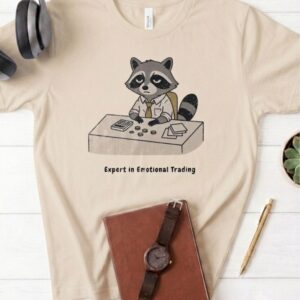 Raccoon Therapist Tee — "Expert in Emotional Triage" Cute Mental Health Shirt