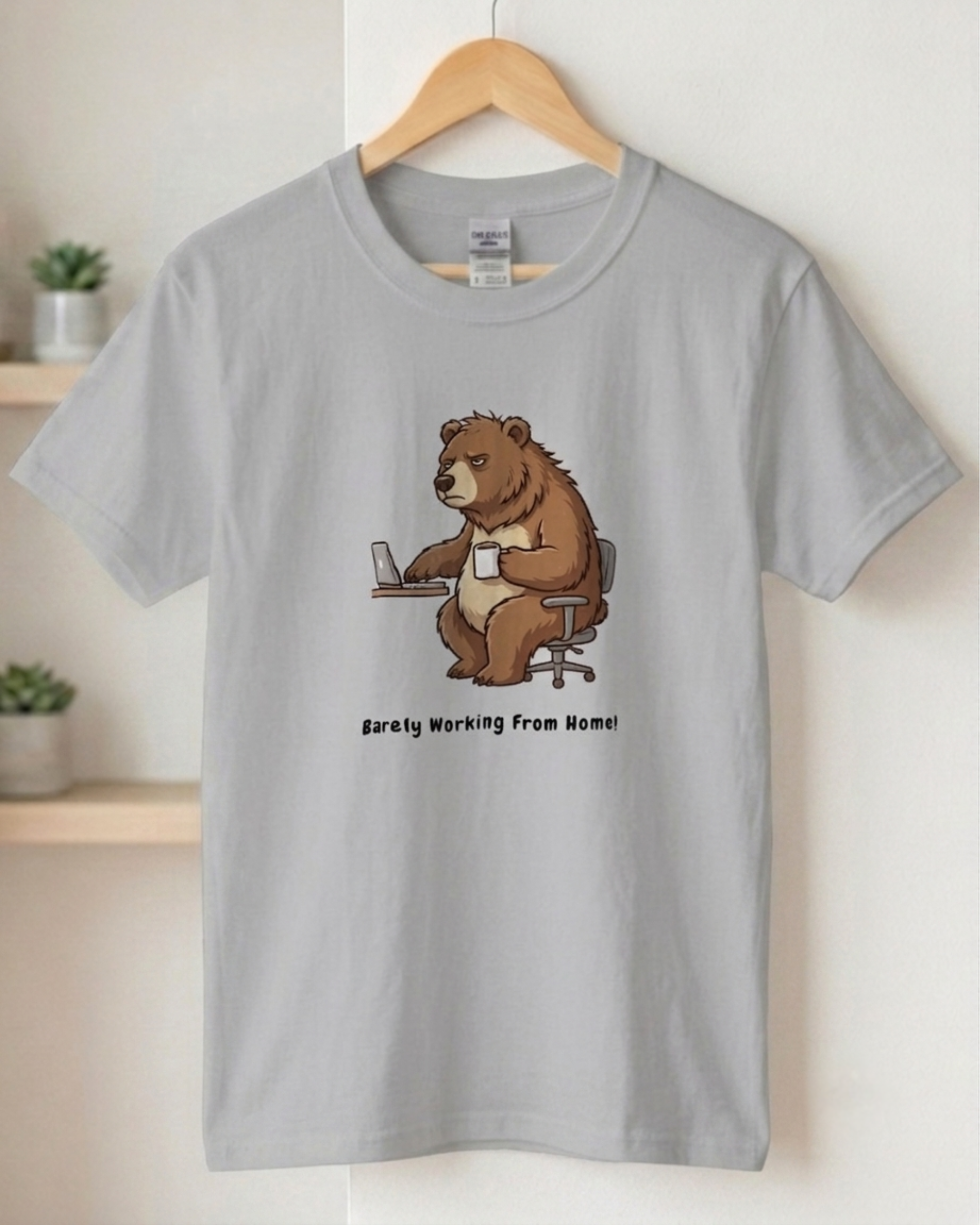 Bear Working From Home T-Shirt